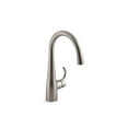 thumbnail image 1 of Kohler K-22034-Vs Simplice(R) Robinet d'Évier de Bar, Inox Vibrant, 1 of 5