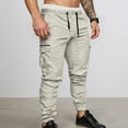 thumbnail image 6 of ZZHZGZ Sweatpants for Men Mens Cargo Sweatpants Work Pants for Men Mens Athletic Workout Jogger Sweatpants for Men with Pocket and Drawstring M, 6 of 9
