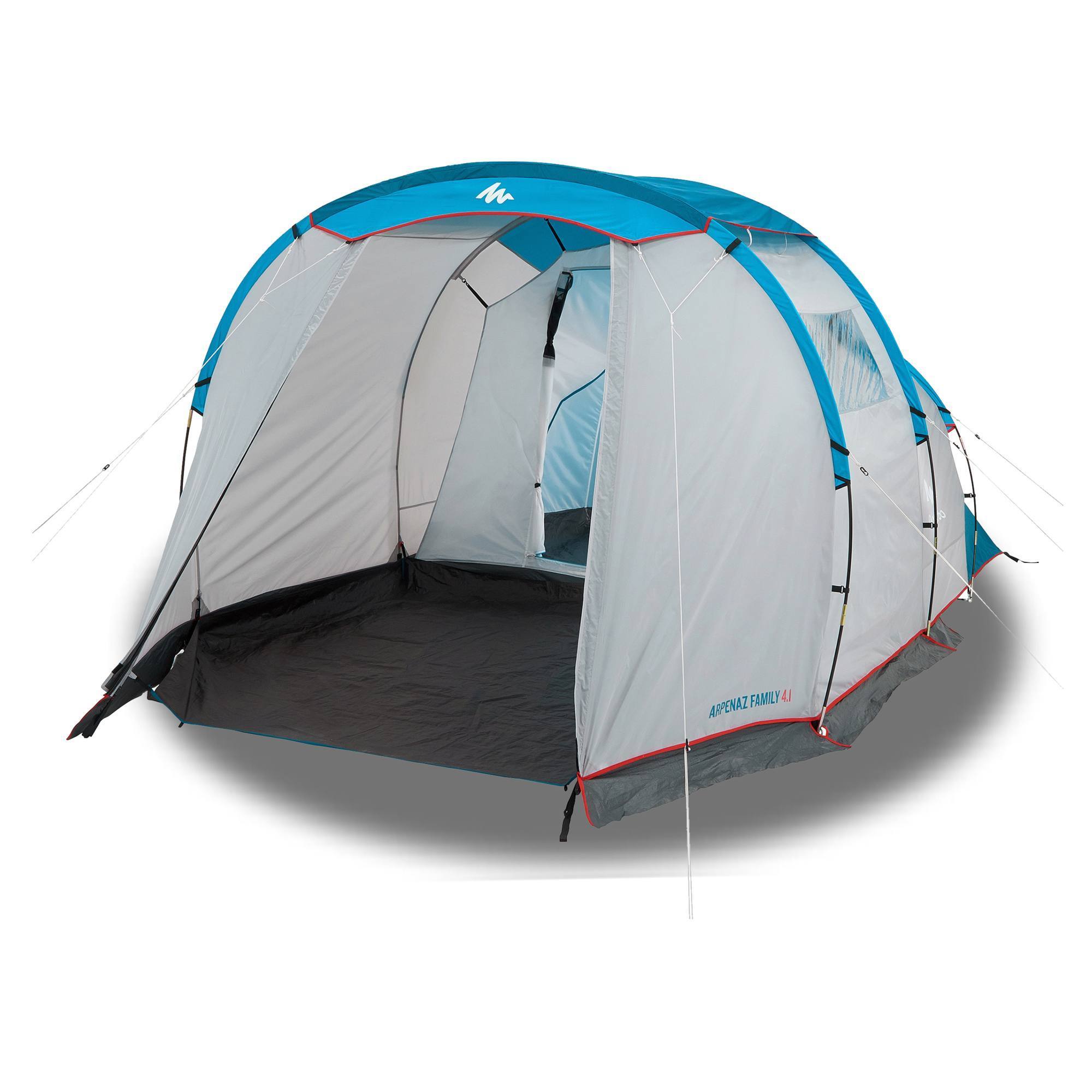 Quechua by DECATHLON 4 People Arpenaz Camping Tent 4.1, 1 Bedroom