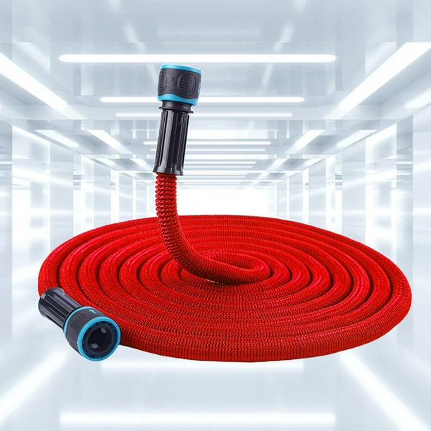 Manguera Flexible Duradera TPE Herramienta Lavado/irrigación Automóviles (100 Pies) Roja