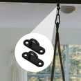 thumbnail image 3 of SWETRACE Eye Plate Ceiling Hook Black Wall Mounting Hooks 4Pcs, 3 of 8