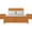 Cherry, variant on Camden Isle Winston Platform Bed | Paneled Headboard | Queen, Black
