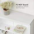 thumbnail image 3 of 5-Shelf Bookcase, Wooden Standing Rack Book Storage Shelves Furniture Selection for Living Room, Bedroom, Home Office (White), 3 of 14