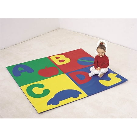 ABC Crawly Mat - Primary 48" Square
