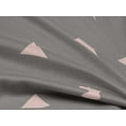thumbnail image 4 of oneOone Rayon Light Gray Fabric Triangle Geometric Sewing Crafts Projects Fabric Prints By Yards 56 Inches Wide, 4 of 5