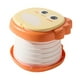thumbnail image 2 of Inodoro plegable portátil para niños, silla de entrenamiento para ir al baño, base antideslizante plegable Naranja, 2 of 9