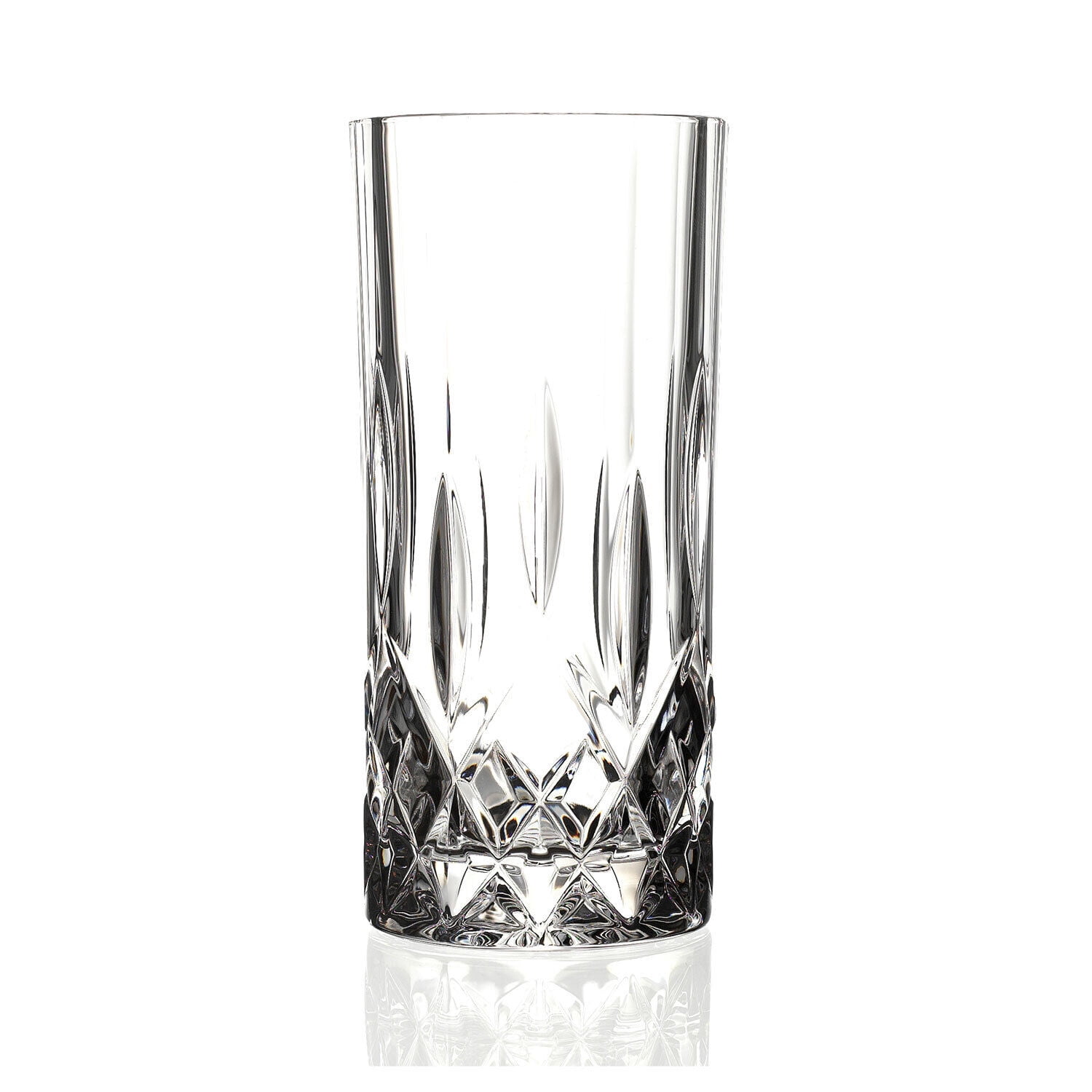 Set of 6 RCR Adagio High Ball Crystal Glassware Set 12 oz, Dishwasher