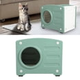 thumbnail image 1 of Casa Para Gatos Al Aire Libre, Refugio De Plástico Resistente A La Intemperie, Gran Espacio Para Perros Pequeños Y Gatos En El Exterior, 1 of 7