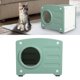 thumbnail image 1 of Casa Para Gatos Al Aire Libre, Refugio De Plástico Resistente A La Intemperie, Gran Espacio Para Perros Pequeños Y Gatos En El Exterior, 1 of 7