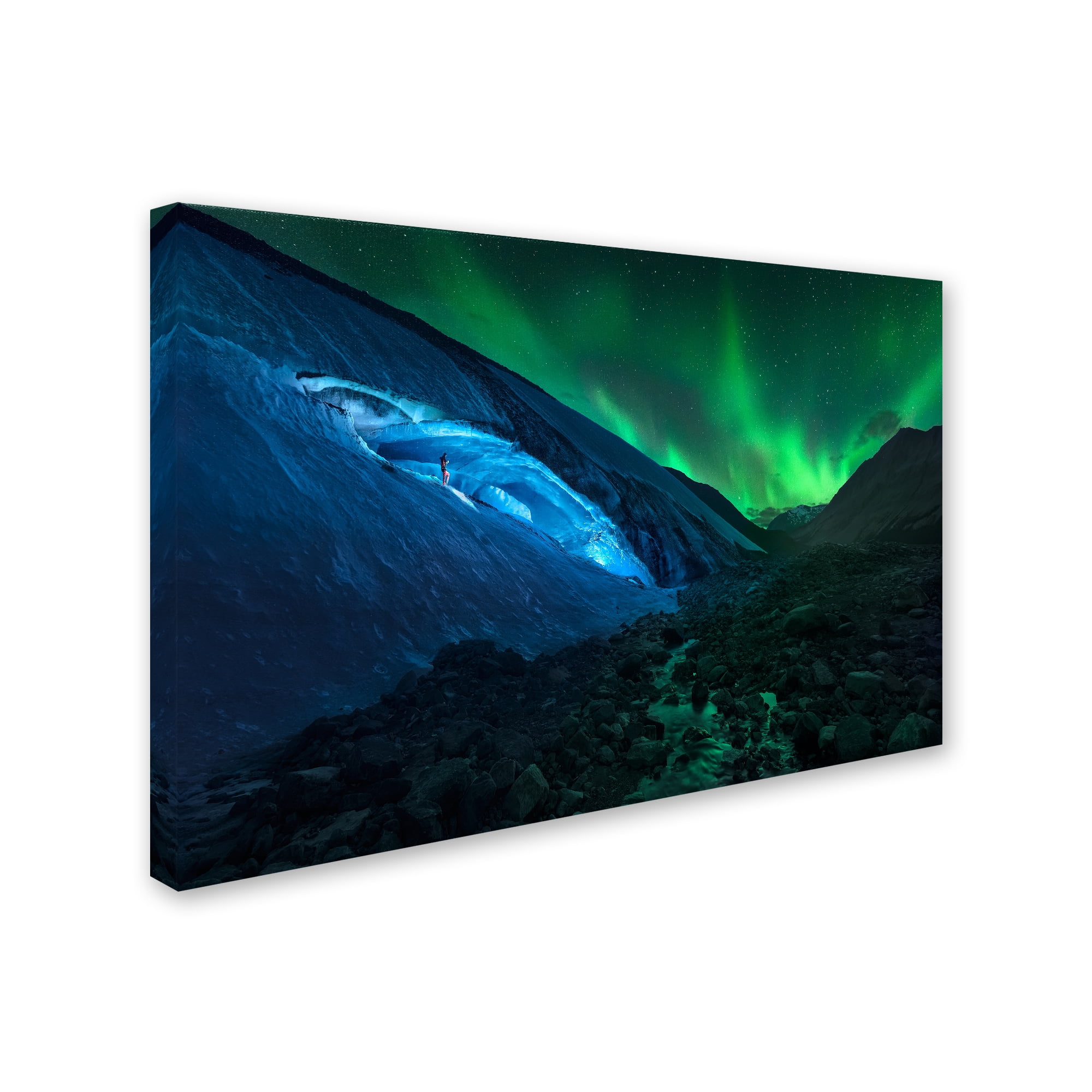Trademark Fine Art 'Athabasca Cave' Canvas Art by Jesus M Garcia