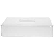 UPOUART Clear Acrylic Rectangular Food Dome Covers for Bread, Desserts, Charcuterie & Party Platters