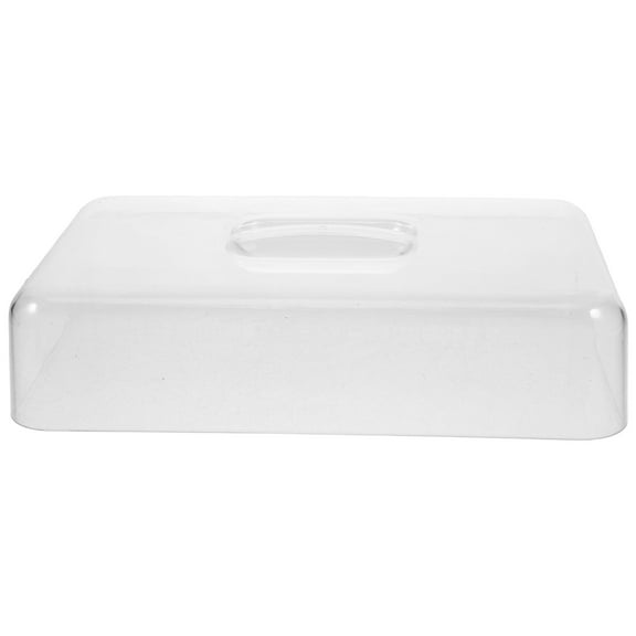 UPOUART Clear Acrylic Rectangular Food Dome Covers for Bread, Desserts, Charcuterie & Party Platters