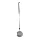 thumbnail image 3 of Estuche para colgar en el cuello de cuero artificial, portátil, mini, desmontable, con correa para auriculares. gris, 3 of 8