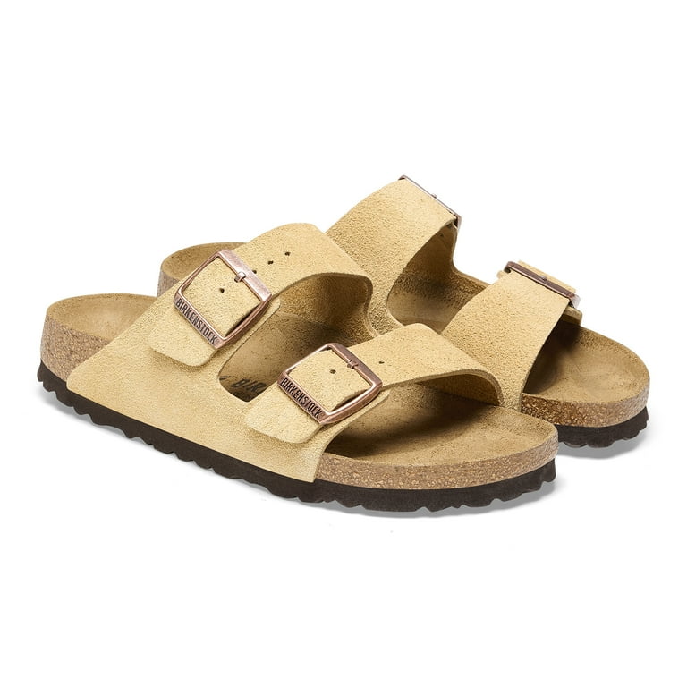 BIRKENSTOCK ARIZONA サンダル ベージュ 37 240cm Birkenstock Arizona Suede Sandal, 37, Beige - Walmart.com