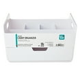 thumbnail image 3 of (4 pack) Pen+Gear Plastic Desktop Caddy Organizer with Multiple Compartments, White, 3 of 8