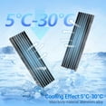 thumbnail image 3 of M.2 SSD Heatsink Aluminum Cooler Multi-version NVMe Radiator with Thermal Pad, Dust Paper for PS5/PC/Laptop M2 2280 SSD 3mm Slot Red, 3 of 6