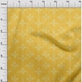 thumbnail image 2 of oneOone Cotton Poplin Fabric Floral Block Printed Fabric 1 Yard 42 Inch Wide, 2 of 4