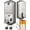 Satin Nickel, variant on VE017 Fingerprint Smart Door Lock, App Control, 8-in-1 Keyless Entry, Auto Lock, Emergency Power Port, Electronic Touchscreen Keypad, Biometric Smart Locks for Front Door, Matte Black