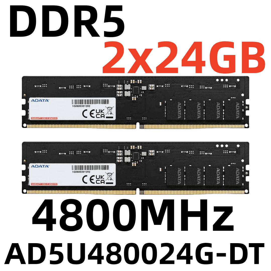 ADATA RAM DDR5 5600MHz 64GB Desktop Memory DIMM for PC,2x32GB