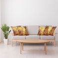 thumbnail image 4 of Ambesonne Rose Throw Pillow Cover 4 Pack, Old Rose Music Note Shabby, 20", Cream Red, 4 of 6