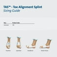 thumbnail image 6 of TAS Toe Splint Foot Brace, Easy Strap Closure, One Size Fits Most, 1 Ct, 6 of 6