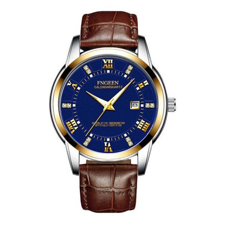 Men Fashion Business Clock Top Brand Luxury Crystal Full Steel Watch Waterproof Casual Date Quartz Wristwatch Relogio Masculino