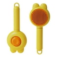 thumbnail image 1 of Cepillo para gatos de interior Cepillo para perros con peine metálico para gatos Cepillo autolimpiante para pelo de mascotas con botón de liberación para el cepillado, 1 of 3
