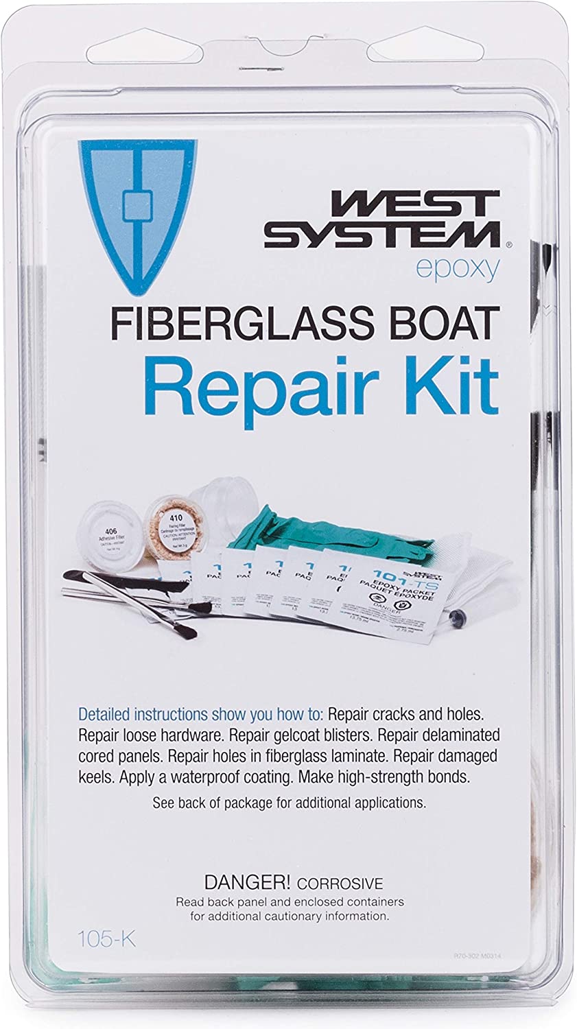 West System 105-K; Fiberglass Boat Repair Kit