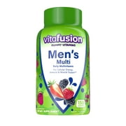 vitafusion Adult Gummy Vitamins for Men, Berry Flavored Daily Multivitamins for Men, 150 Count