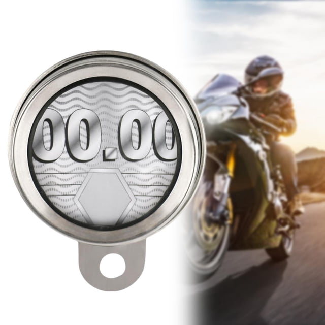 Titular del disco de impuestos sobre motocicletas Accesorios de motocicleta impermeables fáciles de instalación de fiscales Protección contra el disco Plateado