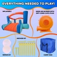 thumbnail image 6 of Sportspower My 1st Inflatable Bounce House with Slide - Mesh Pockets, Anchors, Blower, 6 of 8