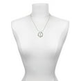 thumbnail image 3 of Delight Jewelry Silvertone Guitar Hockey Ring Charm Necklace, 18", 3 of 4