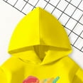 thumbnail image 7 of KPOPLK Baby Hoodie for Boy Girl, Full Zip-up Lightweight Thin Jackets Coat Sweatshirts 0-24 Months(2-3 Years,Yellow), 7 of 7