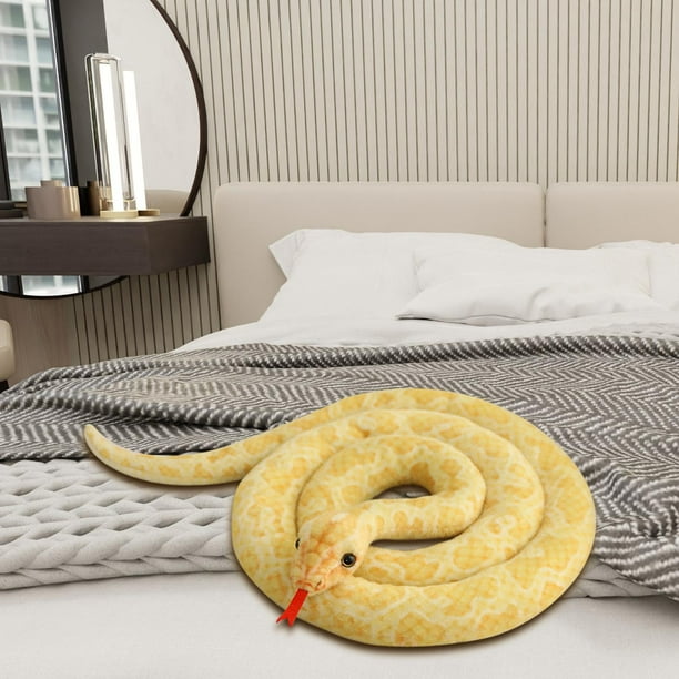 Juguet de tienda de mascotas serpiente pitón de simulación personalizada muñeca de peluche Juguet de tienda de mascotas serpiente pitón de simulación personalizada muñeca de peluche
