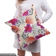 thumbnail image 4 of Ambesonne Aloha Fabric by the Yard Upholstery, Paradise Island Rainforest, 1 Yard, Multicolor, 4 of 4