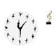 thumbnail image 1 of Reloj de pared,Reloj de pared con bailarina,reloj decorativo colgante.,Relojes de pared silenciosos Reloj decorativo de tiempo silencioso,Figura de escritorio,Escultura de nota musical para, 1 of 8