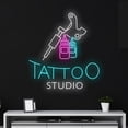 thumbnail image 3 of Handmadetneonsign Tattoo Studio Neon Light, Tattoo Shop Led Sign, Wall Decor, 3 of 5
