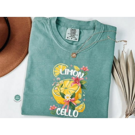 Limon Cello Trendy Graphic Shirt, Aesthetic Graphic T-shirt, Summer Graphic T-shirt, Summer Aesthetic Lemons Graphic Shirt