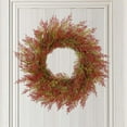 thumbnail image 4 of Konghyp Artificial Green Wreath for Front Door, All Season Door Hanging Decoration, Waterproof Floral Wreath for Home, Porch, Wedding, and Wall Decor, 4 of 6