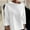 White, variant on Fznquz Red Plus Size Sweatshirts for Women Plain Long Sleeve Cotton Sweatshirts Solid Color Casual Fall Women's Fashion