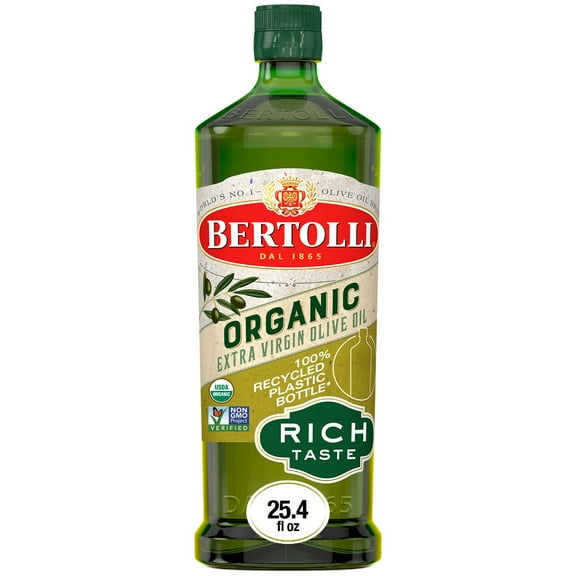 Bertolli Organic Extra Virgin Olive Oil Rich Taste - 25.36oz - Pack of 2