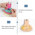 thumbnail image 5 of Elainilye Wooden Lacing Toy for Toddlers Kids 1 2 3+ Years Old, Montessori Fine Motor Skills Early Learning Travel Toy, Christmas Birthday Gift Toys for Girls Boys 1+ Years, 5 of 8