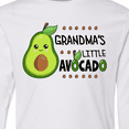 thumbnail image 4 of Inktastic Grandma's Little Avocado with Cute Baby Avocado Long Sleeve Youth T-Shirt, 4 of 5