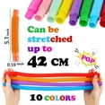 thumbnail image 3 of Pack de 52 juguetes sensoriales Siwarm de Pop Tubes, regalos para fiestas para niños, 3 of 7