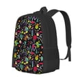 thumbnail image 1 of Disketp Colorful Geometric Figures Mochila Minimalista de Gran Capacidad, Mochila de Viaje para Escuela, Trabajo o Uso Diario, 1 of 6