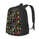 thumbnail image 1 of Disketp Colorful Geometric Figures Mochila Minimalista de Gran Capacidad, Mochila de Viaje para Escuela, Trabajo o Uso Diario, 1 of 6