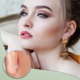 thumbnail image 3 of NOGIS 600pcs Silicone Earring Backs, Soft Earring Backs for Studs in 6 Styles Hypoallergenic Earring Backs for Locking Stud Droopy Earrings Heavy Earrings Hook Earrings（Style A）, 3 of 7