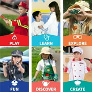 Born Toys Deluxe Dress Up Costume Set for Kids, 6-in-1 Pretend Play Clothes with 31 Pieces, Ages 3-7