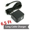 thumbnail image 4 of EDO Tech Wall Charger for Sylvania SLTDVD9200 SLTDVD9220 9" SLTDVD1023 SLTDVD1024 10.1" Tablet Portable DVD Player Combo (AC Power Adapter with 6.5 ft Long Cord), 4 of 6