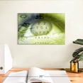thumbnail image 3 of Elephant Stock Eye Vision Wall Art - Horizontal Canvas Wall Art - Office Wall Decor - Profession Canvas - Green And Gray Decor - 12" x 8", 3 of 8
